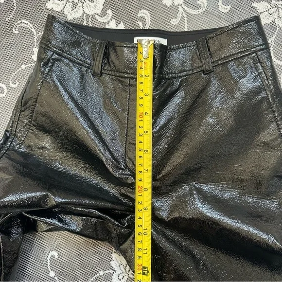 Aritzia Babaton The New Command Pant in Black Gloss Sz 2 - Picture 10 of 11
